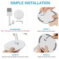 thumbnail image 4 of Soporte para teléfono móvil OMOTON, ángulo ajustable en altura, plateado, 4 of 9