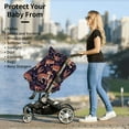 thumbnail image 5 of Haiem Leopard Print Baby Nursing Cover & Nursing Poncho - Multi Use Cover for Baby Car Seat Canopy, Stroller Cover, 360°Full Privacy Breastfeeding Coverage, 5 of 9