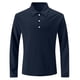 thumbnail image 1 of pstuiky Camisas para hombre de manga larga, Camisa blusa de manga larga con cuello alto y botones estilo casual a la moda para hombre tops de invierno para hombre xl, 1 of 5