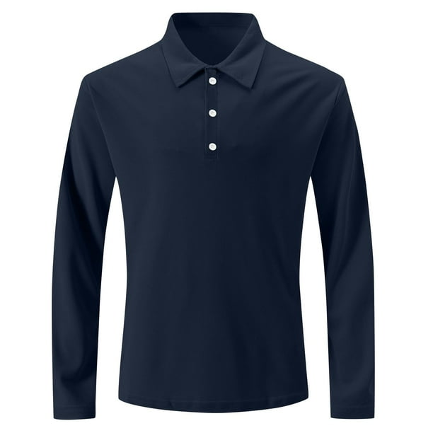 pstuiky Camisas para hombre de manga larga, Camisa blusa de manga larga con cuello alto y botones estilo casual a la moda para hombre tops de invierno para hombre xl