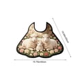 thumbnail image 3 of Roiihwy Cute Animals Toilet Rugs U Shaped Non Slip Bath Mats, 20x16 Inch Soft Absorbent Plant Bathroom Rugs, Contour Bath Rugs for Toilet Base Bathroom Shower Floor, 3 of 6