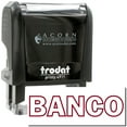 thumbnail image 1 of Self-Inking Banco Stamp, Trodat Printy 4911, Press and Print Stamping, Impression Size 5/8" x 1-1/2", Up to 10,000 Impressions - Burgundy Ink, 1 of 10