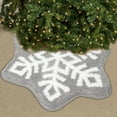 thumbnail image 5 of AYktou Christmas Decorations,Bathroom Rugs,Christmas Rugs Christmas Imitation Cashmeres Rocking Chair Blanket Christmas Eve Non-slip Rocking Chair Blanket Hexagonal Snowflake Carpet Cushion, 5 of 5
