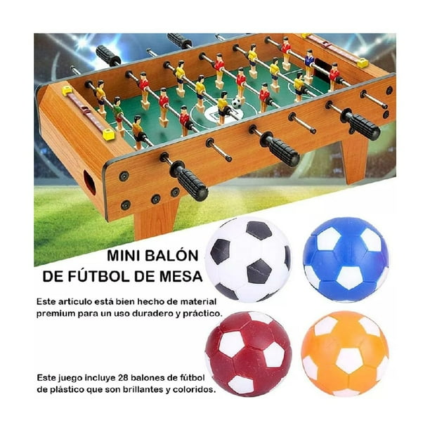 28 Pelota Para Futbolito Accesorios Juegos Balón Colores Walmart