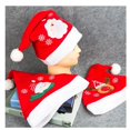 thumbnail image 4 of Gorro navideño de punto con pompón blanco para niños, gorro térmico de hilo de lana, regalo de fiesta de año nuevo para padres e hijos, 4 of 4