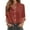 Wine, variant on Yigetop Button Down Shirts for Women, Women's Fashion Casual Solid Color Button Long Sleeve Shirts Tops Dress Shirts for Women Blue L