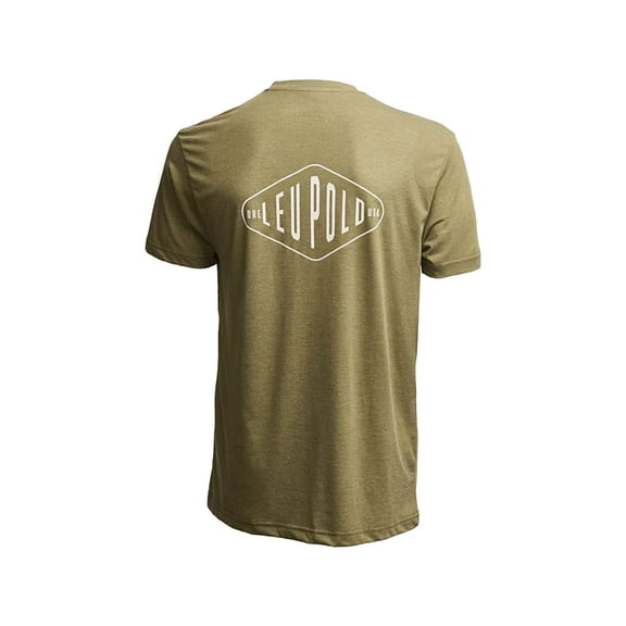 Leupold Men's Diamond Badge Short Sleeve T Shirt Light Olive Large