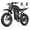 20''/Peak 3000W /60V/35Ah, variant on Bopzin Electric Dirt Bike for Adults, App&Anti-Theft, 60V 25Ah Up to 100 Miles E-Mountain Bike,Peak 3000W 20"x3.0 Fat Tire Electric Motorcycle