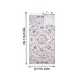 thumbnail image 3 of Lksixu 2 in 1 Convertible Beach Towel & Backpack, Vintage Turkish Microfiber Beach Towel with Inner Zip Pocket, Sand Free Quick Dry Bath Towel, Packable Beach Mat & Carry Bag for Pool Camping Travel, 3 of 7