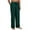 Green, variant on Men's Flannel Pajama Pant Casual Plaid Elastic Drawstring Waist Wide Leg Loose Sleep Pants with Pockets