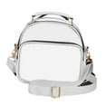 thumbnail image 3 of fenteer Clear Crossbody Bag, Crossbody Bag, Tote Bag, Detachable Strap, Stadium Approved White, 3 of 8