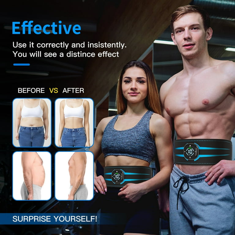 Upgrade Fitness Abs Stimulator, Ab Machine Ab Workout Equipment With Remote  Control, Portable Ab Stimulator Abdominal Toning Belt at Home Office, Gifts  For Men Women 