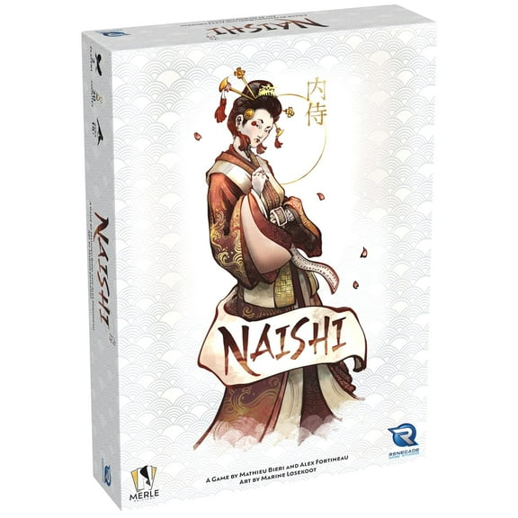 Renegade Games: Naishi - Hand-Management Card Game, Strategic Duel At The Heart Of The Japanese Imperial Court, Territory Control, Ages 14 , 2 Player