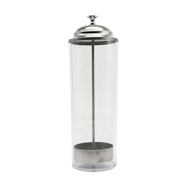 Straw Dispenser with Stainless Steel Lid Multipurpose Durable Straw Holder Straw