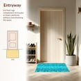 thumbnail image 3 of ODIKA 4'x6' Machine Washable Non-Slip Area Rug, Swimming Pool Print Shaggy High Traffic Rug, Blue, 1296, 3 of 7