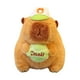 thumbnail image 3 of Llavero de muñeca de de felpa, animal de peluche de , decoración del hogar, colgante de carpincho coleccionable para adultos, niños, Sostener la pelota, 3 of 8