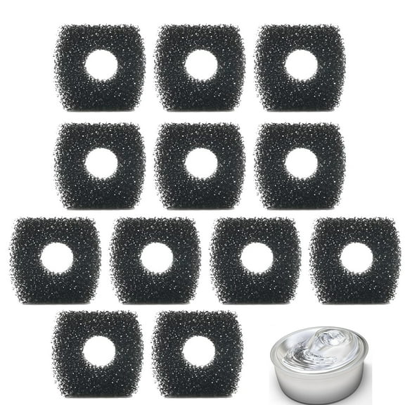 Delapan Cat Water Fountain Filters for 67oz/2L Adjustable Water Flow Pet Fountain, 12 Pack Sponges