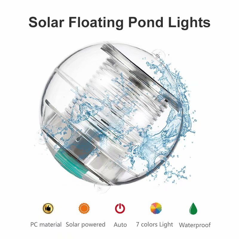 floating solar lights for swimming pools