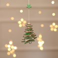 thumbnail image 2 of 1pc（Pentagram - Green）3D Snowflake Ornaments - Christmas Tree Decorations - Multi-Layer Snowflake and Five-Pointed Star - Christmas Tree Decorations for Christmas Tree, 2 of 5