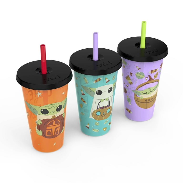 Zak Designs, Inc., Dining, Zak Designs Set Of 3 Star Wars Cups With Straws