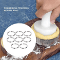 thumbnail image 4 of 8Pack 16cm Circular Tart Rings with Holes Fruit Pie Quiches Mould, 4 of 5