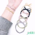thumbnail image 4 of Kk-Lazos Para El Cabello Para Mujer , Cuerda Elástica Tejida Multicolor , Soporte Pulsera Para Niñas , Adolescentes , 11 Colores, 4 of 4
