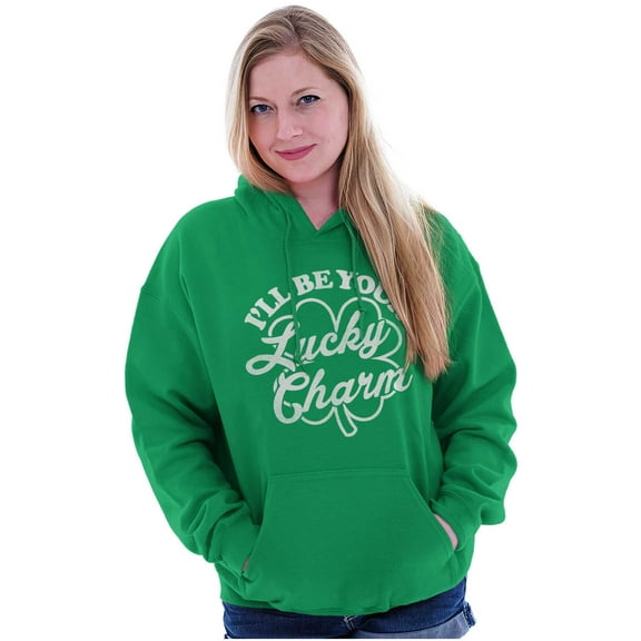 I'll Be Your Lucky Charm Clover Hoodie Sweatshirt Women Men Brisco Brands S