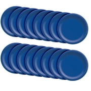 Amscan Go Brightly Solid Lunch Paper Plates, 8-1/2", Royal Blue, Pack Of 16 Plates