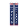 thumbnail image 1 of Independence Day Couplet, Letter Flag Print Banner Decorative Cloth for Wall Door Windows, 1 of 3