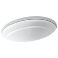 thumbnail image 2 of Kohler K-2824 Serif 20-5/8" Undermount Cast Iron Bathroom Sink - Sandbar, 2 of 9
