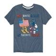 thumbnail image 2 of Pete The Cat - Red White And Blue Favorite - Toddler Short Sleeve Graphic T-Shirt, 2 of 6