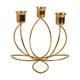 thumbnail image 2 of Candelabro de hierro, elegante soporte para velas, centro de mesa, accesorio para fotos, candelabro, candelabro cónico para festivales junto a la Para 3 Velas, 2 of 9