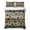 Brown, variant on King Quilt Set 96''x106'', Boho Orange Blue Lightweight Summer Bedspread Coverlet Set with 2 Pillow Shams, Boho Vintage Geometric Art Ethnic Breathable All Season Quilt Bedding for Bedroom/Guest Room