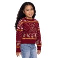 thumbnail image 4 of Harry Potter Hogwarts Girls Metallic Lurex Holiday Sweater, Sizes 4-16, 4 of 11