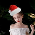 thumbnail image 4 of Qocolhg Christmas Decorations Outdoor Indoor, Christmas Hat Red Adult Snowflake Enlarged Thickened Children's Plush Christmas Hat, on Sale Clearance!, 4 of 6