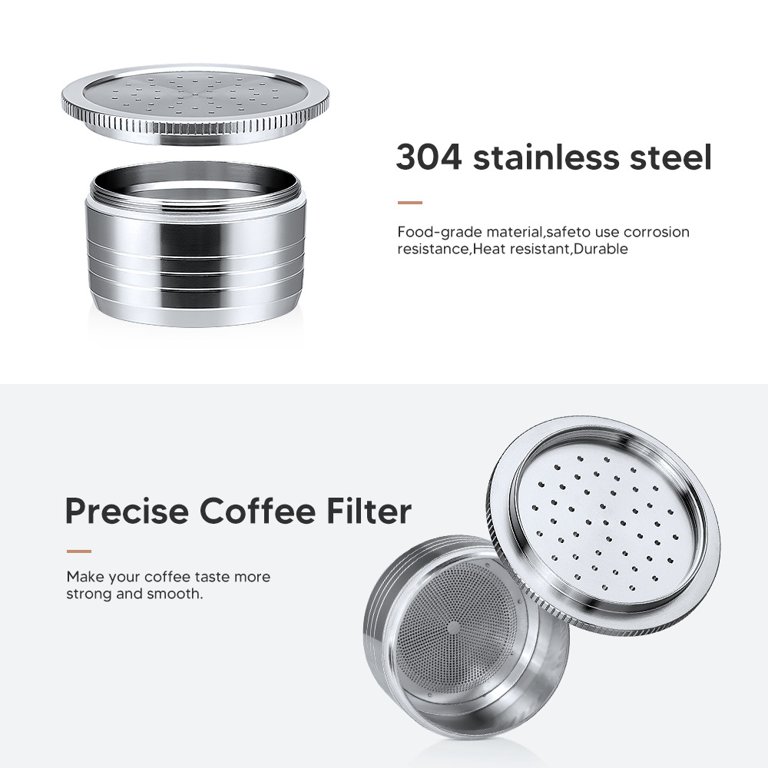  Refillable Coffee Capsule made of Stainless Steel for