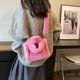 thumbnail image 2 of Bolso Tipo Cartera Esponjoso para Mujer  Bolsos Peludos Informales Suaves  Bolso para Citas para Mujer (rosa), 2 of 9