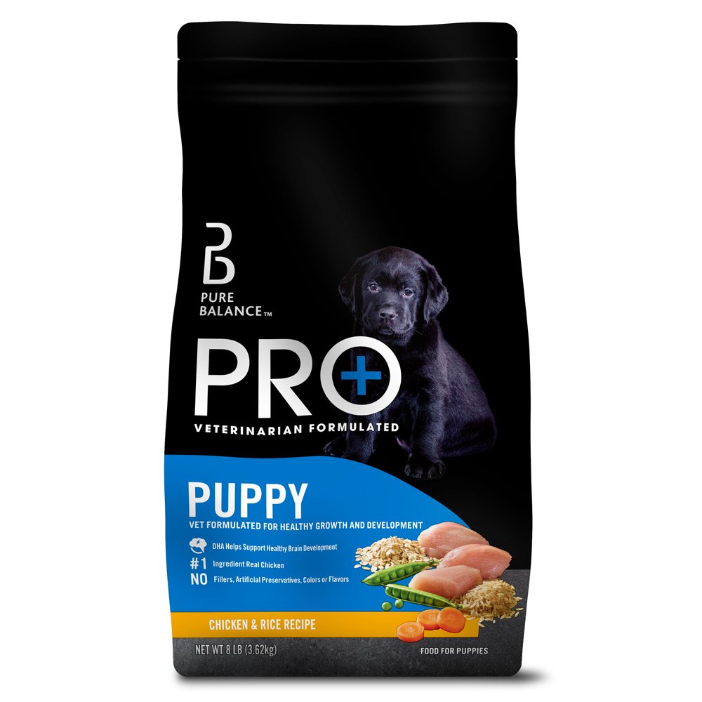 Pure Balance Pro+ Puppy Food, Chicken & Rice Recipe, 8 lbs Walmart