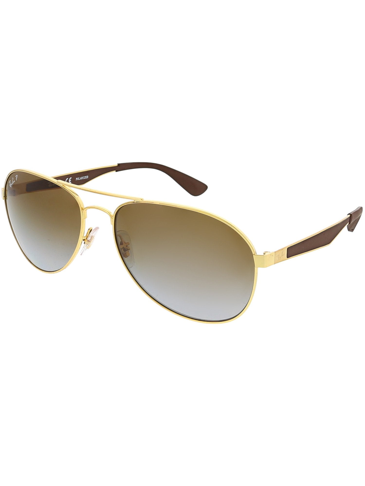 Ray-Ban Men's RB3549 Double Bridge Aviator Sunglasses, 61mm 