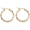 thumbnail image 1 of 10 pares de pendientes de aro de acero inoxidable 201 con forma de anillo, decoración, pendientes y tachuelas dorados., 1 of 2