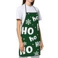 thumbnail image 3 of Bingfone Ho Ho Ho A for Tie-up Apron, Unisex Waterproof and Stain-Resistant Bib Apron for Kitchen Garden Painting, 3 of 7