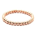 thumbnail image 2 of SmartBy 4mm Beads Bracelets Allergy Free Fine Workmanship Copper Stackable Bead Ball Chain Bracelets for Adult, 2 of 8