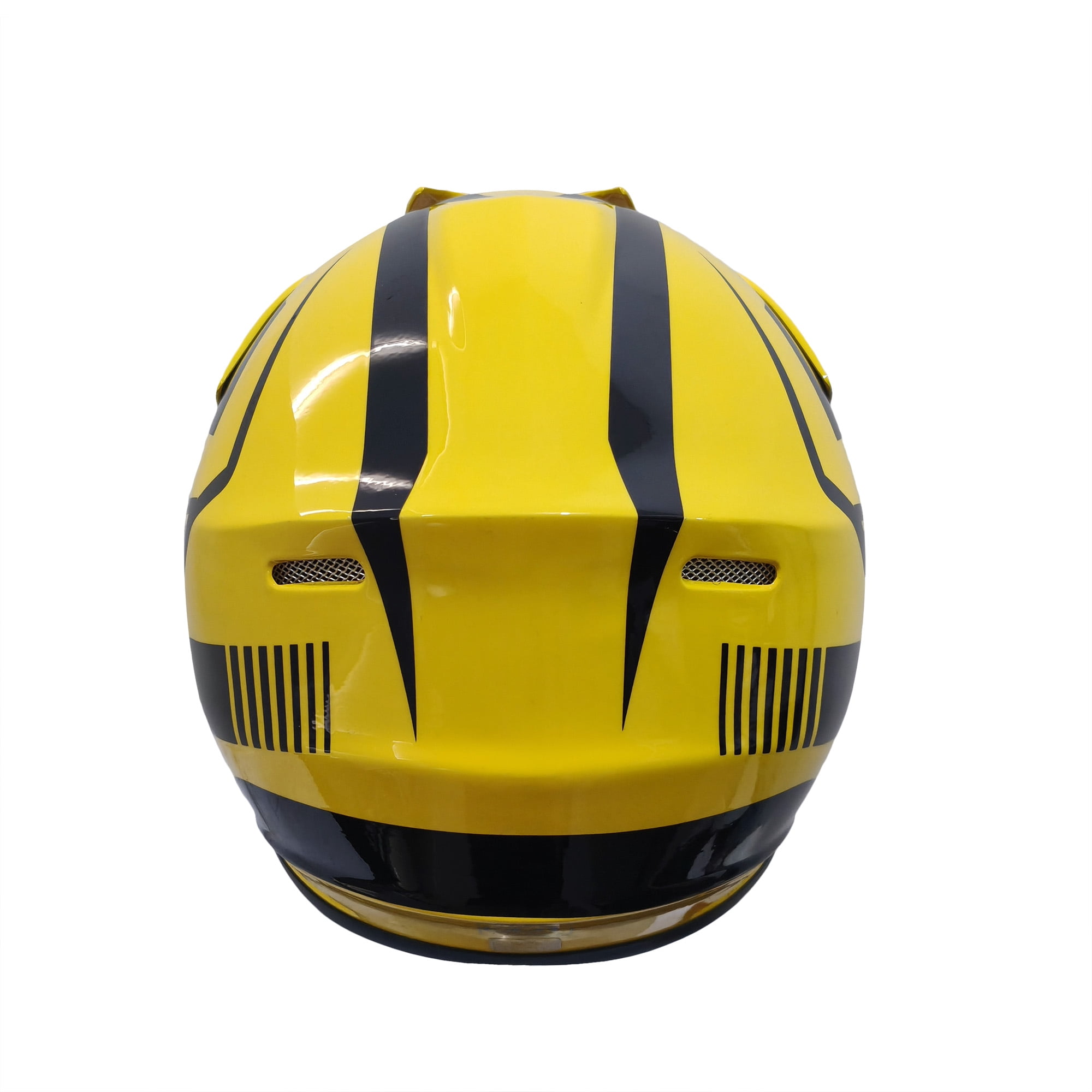 HHH Helmet Kids Teen Dirt Bike Safety Standard DOT Certified (Yellow-Medium)