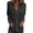 Black, variant on Women's Lace Embroidered Blouse Long Sleeve Button Up Fashion Hollow Detail Shirt