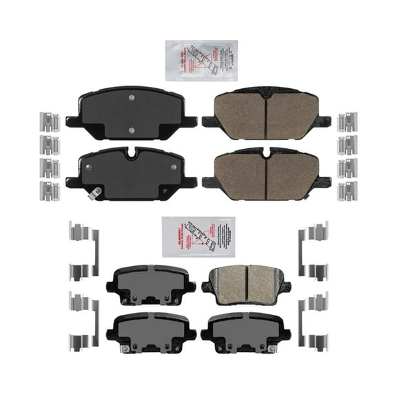 Front & Rear AmeriPro Premium Ceramic Brake Pads For Buick Envision 2021-2023