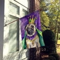 thumbnail image 4 of Pug King of Mardi Gras House Flag 28 in x 40 in, 4 of 7