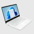 thumbnail image 5 of HP 14" HD Laptop, Intel Celeron N4500 Beat N4120 , 16GB RAM, 256GB PCle SSD,1-Year Microsoft 365, Windows 11 Home ,Snow White/XTREDURA Flash Drive, 5 of 7
