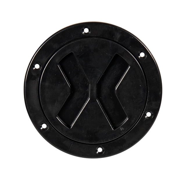 maskred Boat 4 inch Access Port Hatch Cover ABS Secure and Convenient Access Black 4 Inch 1Set