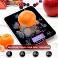 thumbnail image 5 of High Precision Digital Kitchen Scale Tempered Glass Food Scale Multifunction Scale Small Kitchen Appliances White Flowers with Blue Butterflies, 5 of 7
