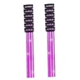 thumbnail image 3 of 12 piezas de pinzas de oropel para el cabello para niñas, extensiones de cabello brillantes con reflejos y purpurina Violeta oscuro, 3 of 8